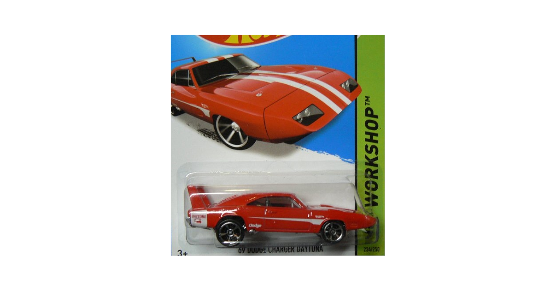 Amazon.com: Hot Wheels HW Workshop 234/250 Red '69 Dodge