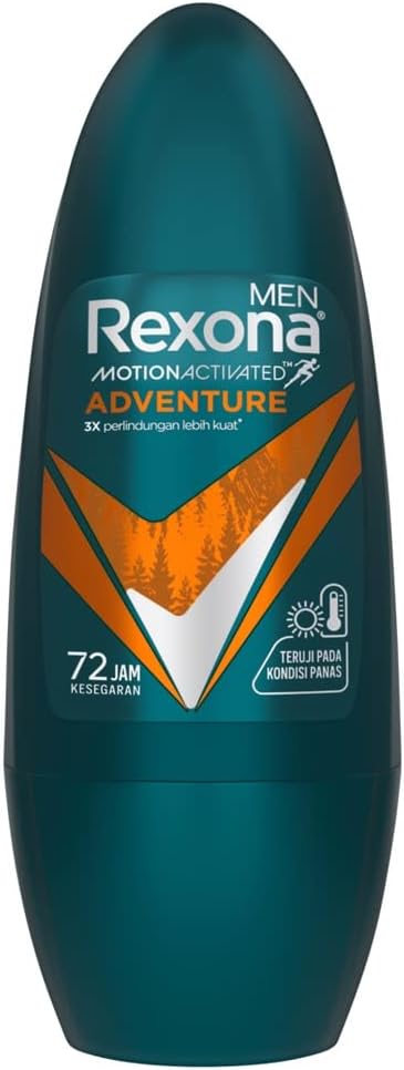 Набор мужских дезодорантов Rexona Lexona Roll on ADVENTURE Adventure Set 1,6 жидких унций (45 мл) x 6 упаковок, фото 5