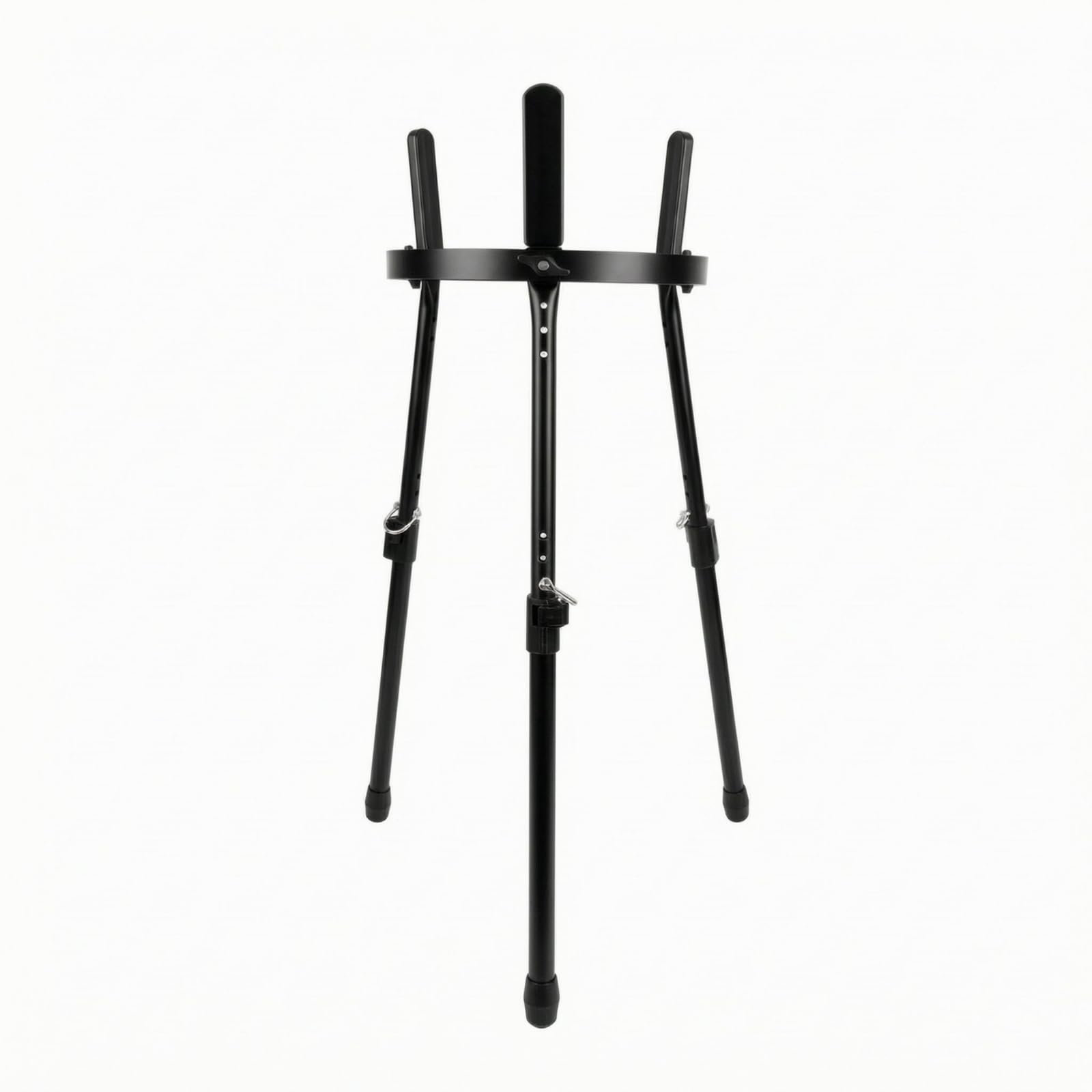 Soporte para Tambor de Mano Soporte de Batería Trípode con Cuna Circular Brazos Verticales Ajustables Base Equilibrada Plegable de Guardado Adecuado para Práctica Sala Actuación