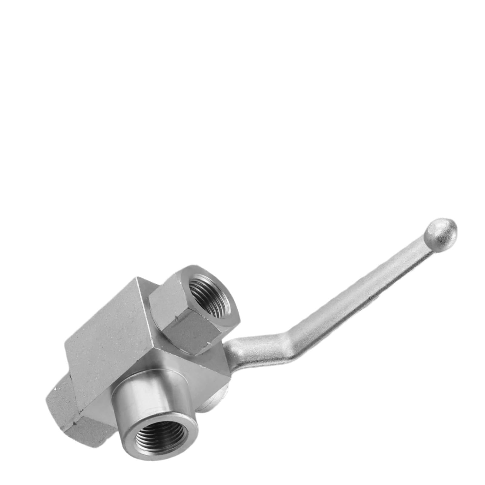 Vanne hydraulique haute pression 7250 psi en acier au carbone avec filetage NPT robuste
