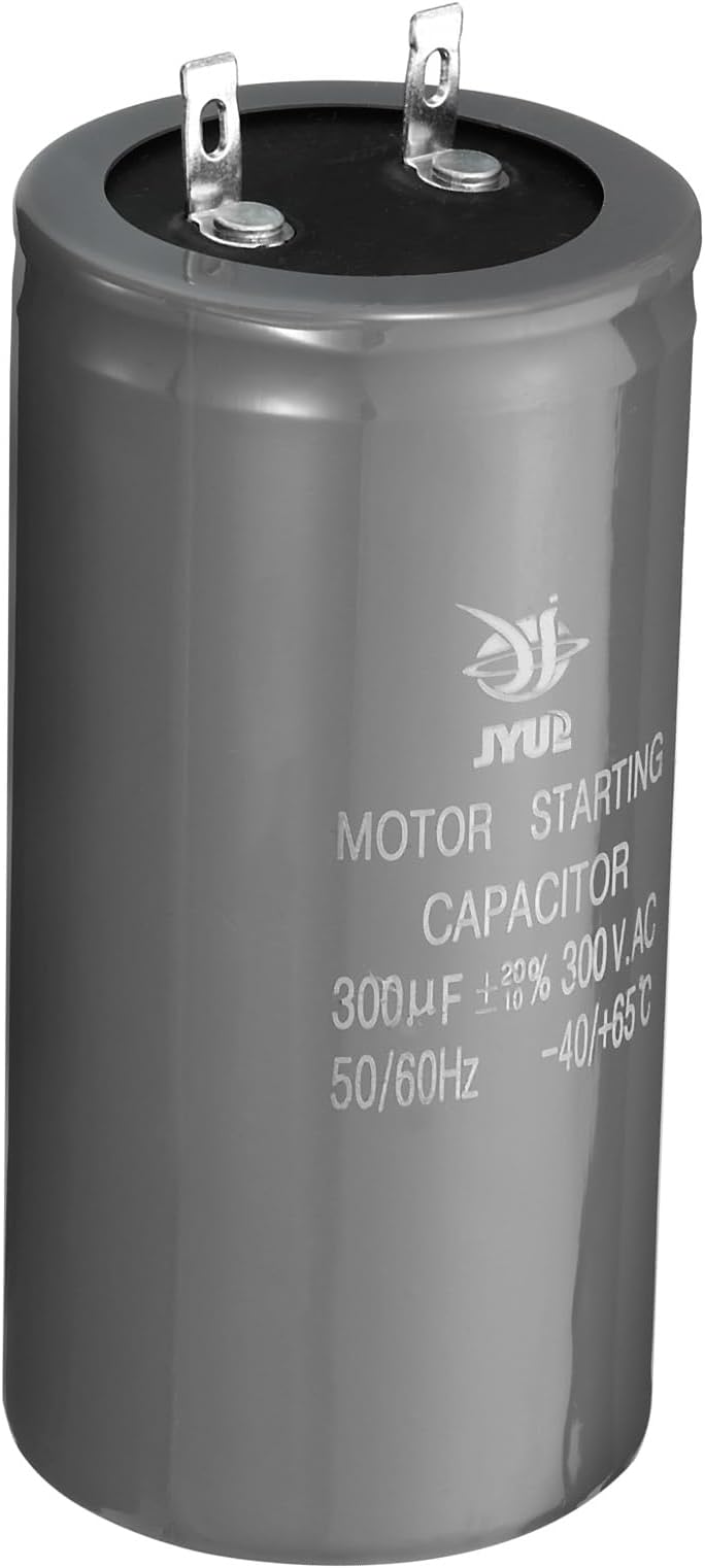 PATIKIL Motor Start Capacitor, 300uf 300V 50/60Hz CD60 Running Capacitor for Air Conditioners, Electric Motor Starts