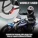 Motorcycle Helmet Quick Release Buckle Kit,Stainless Steel Motorcycle Helmet Strap Quick Release Kit,Universal Motorcycle Helmet Accessories for Motorcycle of Band W at Most 0.78