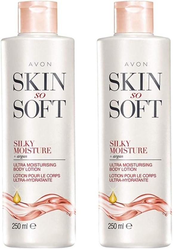 Avon Skin So Soft Silky Moisture Ultra Body Lotion 250 ml X 2 (Twin pack)