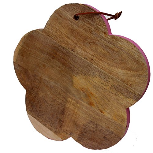 Preisvergleich Produktbild Mangoholz Brett Schneidebrett Blume