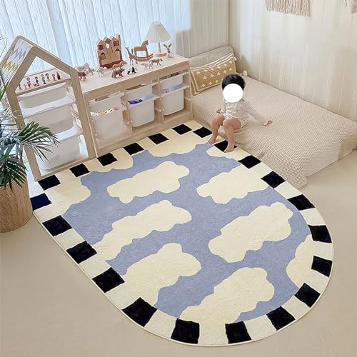 MANALL Alfombra de área, Linda Alfombra for Sala de Estar, Alfombra Interior for Dormitorio, Sala de Juegos