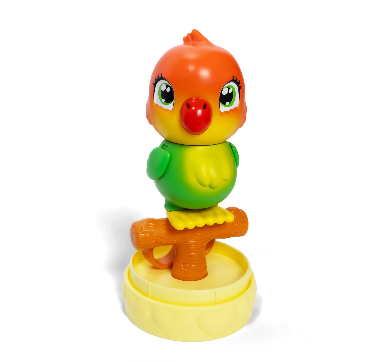 Simba Pamper Petz Mini Birdy - Interactive Songbird with 5 Sounds, Touch Wing Flutter, Includes Bird Stand and Transport Ring, Try-Me Function, Toy Bird from 3