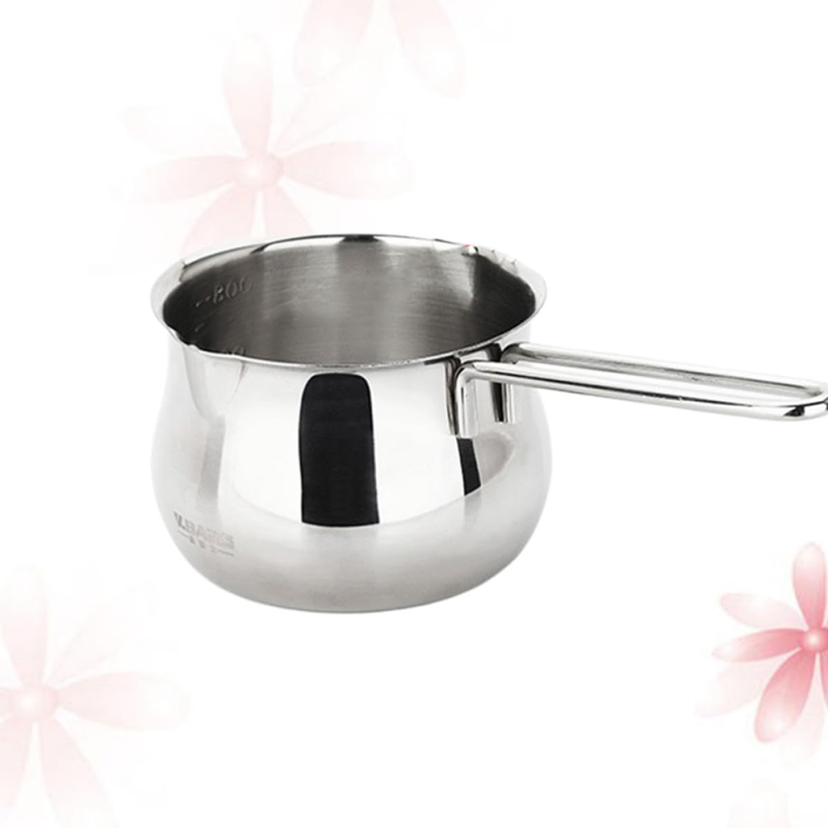 Pentolino Latte in Acciaio Inox 304, Padella Riscaldante