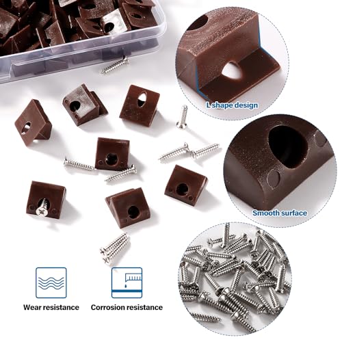 VooGenzek 90 PCS Drawer Bottom Sagging Repair Mending Wedges, Drawer Base Support Reinforcement - Image 4