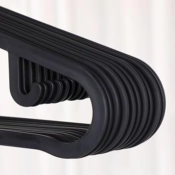 Jouis Hanger Closet Interior Clothes Hanger, Trousers, Shirts, Jackets, Skirt Hanger, Slim Plastic Hanger For Wardrobe (20 Pieces)