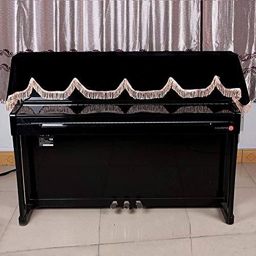 Housse anti-poussière clavier 88 touches noir pour bloquer saletés et poils - 4