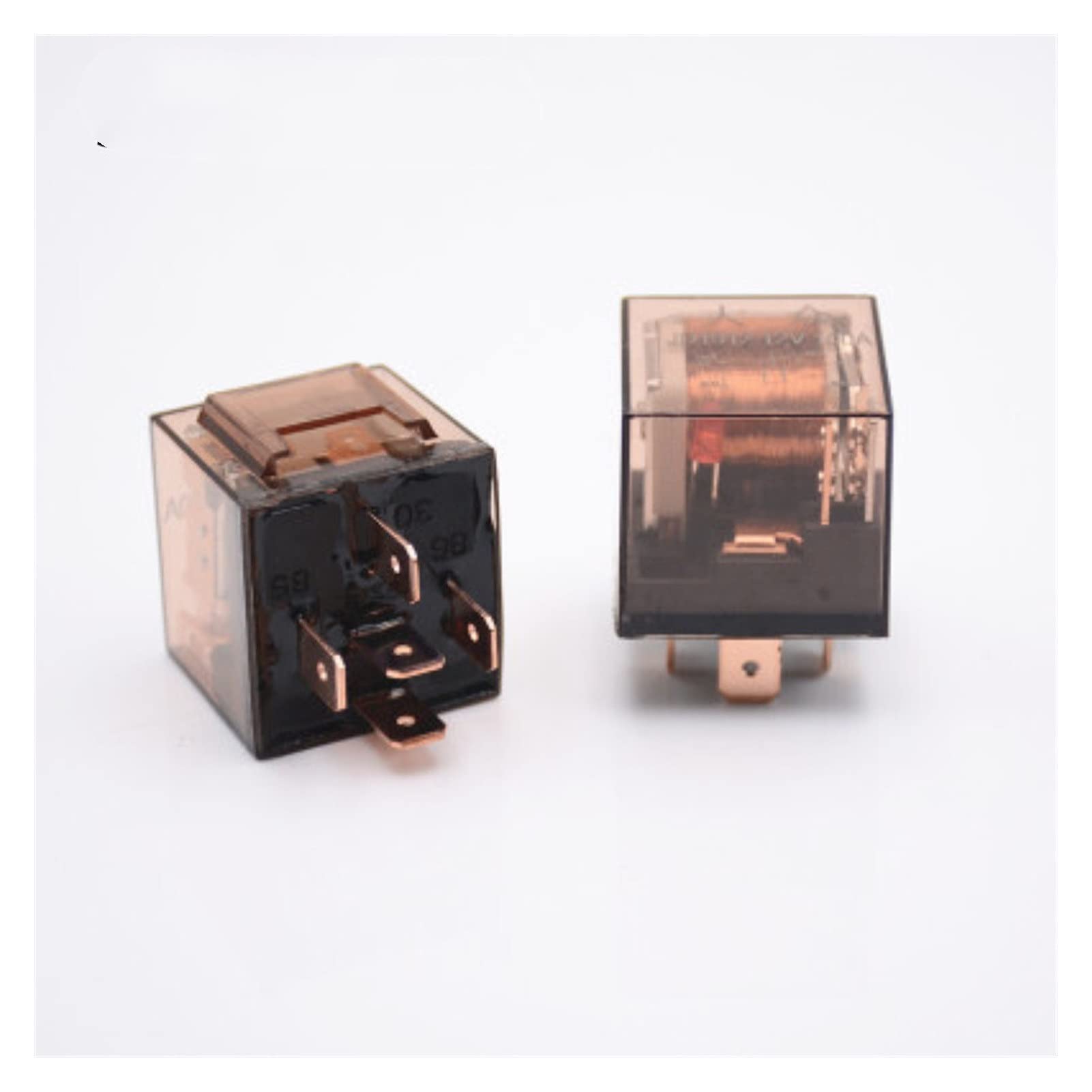 GJZIFGFWQ 1pcs 12V/24V 100A 4pin 5pin car relay with indicator light high current waterproof(12V 5pin)