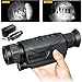 DJXIK 5X43 Monocular Telescope, Multi-Function Digital Infrared Night Vision Device, Can Take Pictures/Video/Lighting, Suitable for Outdoor Day and Night