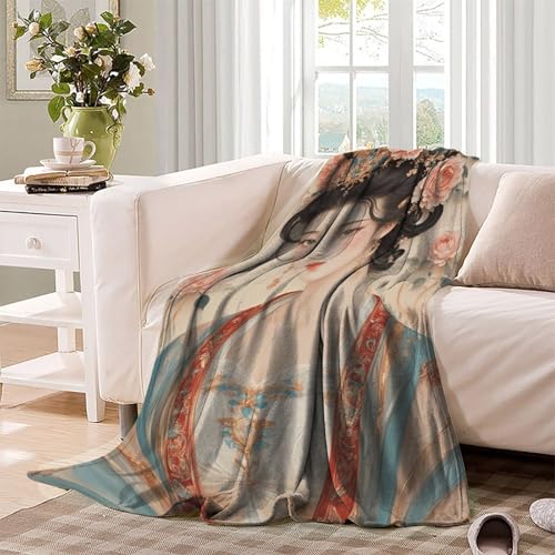 Plaid microfibre cocooning pour vos soirées cinéma sur le canapé