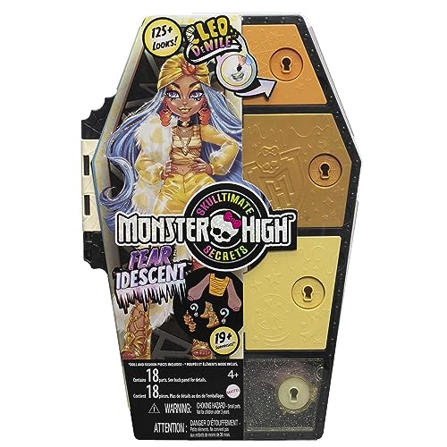 Monster High Casiers Secrets De Cleo De Nile Look Irisé Poupée Et + - vue 7