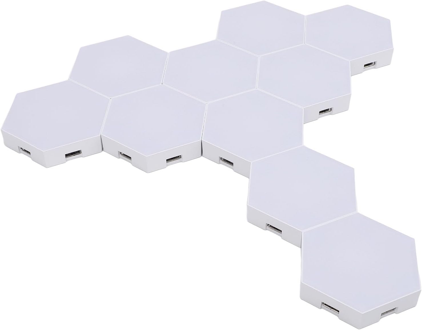 Hex Light Panels RGB LED Lights WiFi Music Sync Wall Mounted for Gaming Room Decor image 5