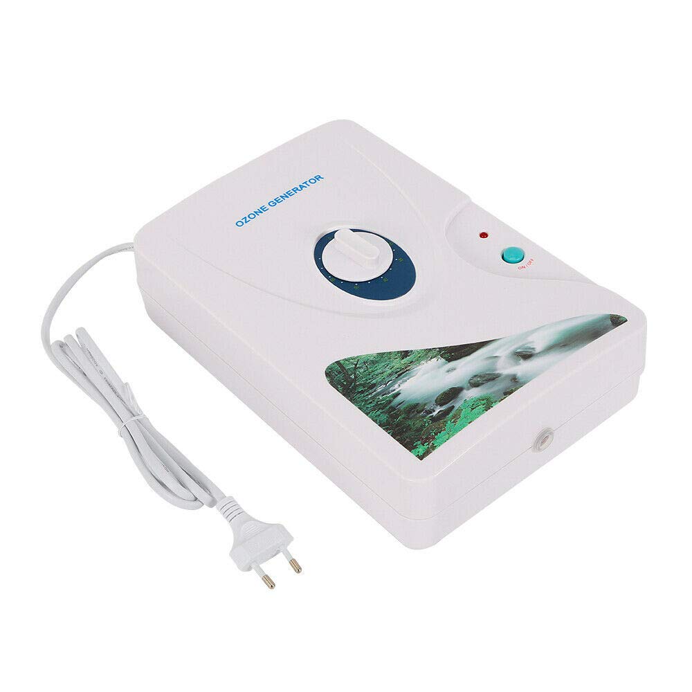 Ozon Generator 600 mg/h oczyszczacz powietrza, ozonator, 60 minut, timer, dezodoryzator wody, sterylizator wody, biały, do domu, biura