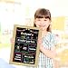 JUESMOS First & Last Day of School Sign with Ruler Frame 9.8"x13.8" Back to School Board Sign for Kids Girls Boys Reusable Chalkboard Signs for 1st Day of Kindergarten Preschool Photo Props Signs