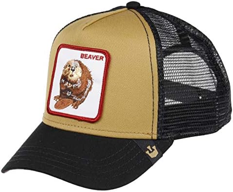 Snapback Trucker Baseball Hat Brown 