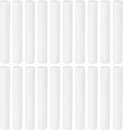 PATIKIL Varillas de filtro de algodón humidificador, 20 piezas de repuesto de mechas de filtro para mini humidificadores USB, difusor portátil (2.76