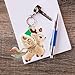 Hsqqdc Cute Animal Keyring Fashion Plush Keychain Girls Bag Charm for Chinese New Year Birthday Anniversary and Wedding Party Favors