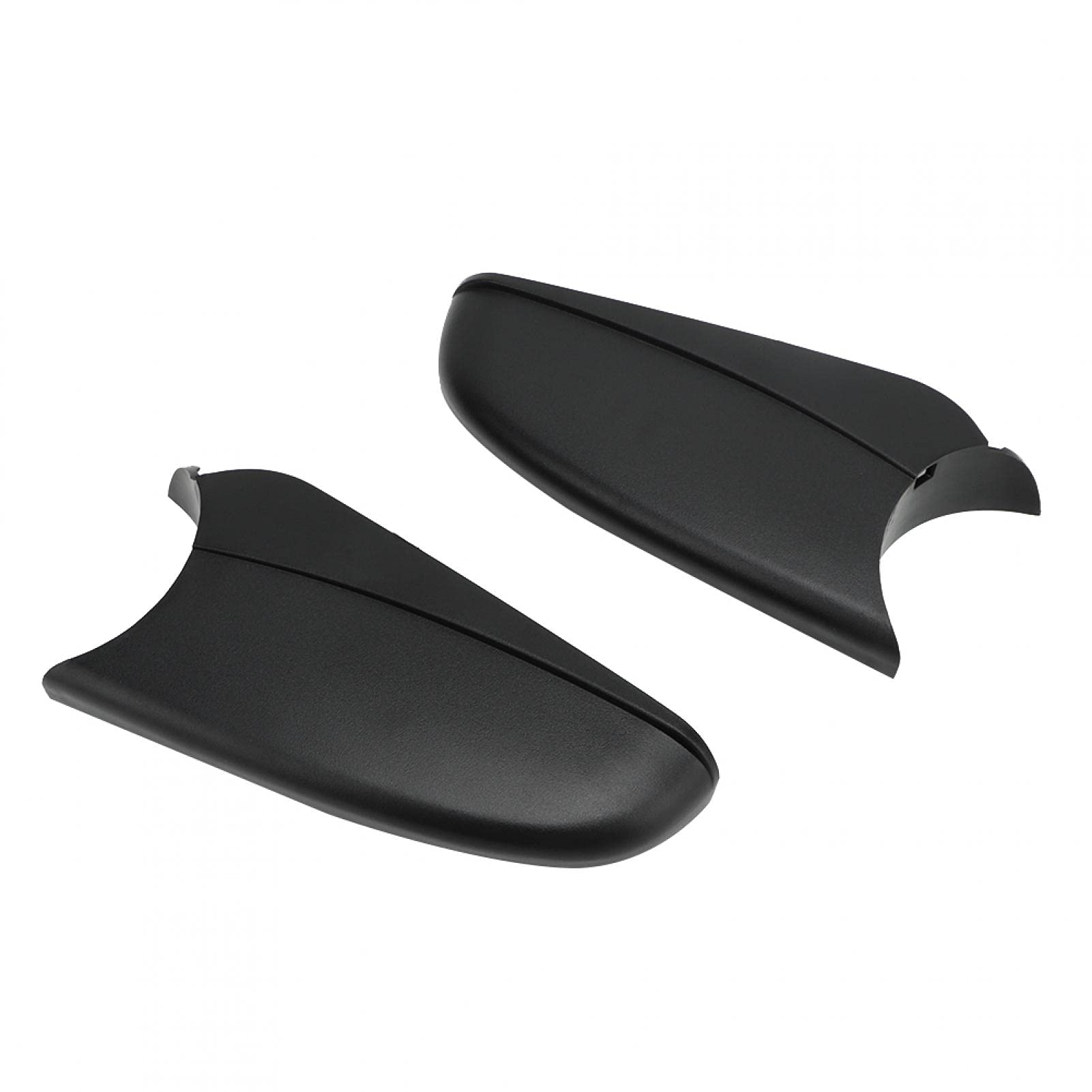 Base alloggiamento specchietto retrovisore, cappucci inferiori specchietto laterale, cappucci specchietti inferiori base staffa in ABS nero adatto per Vauxhall Opel Astra H Mk5 04-09 (coppia)
