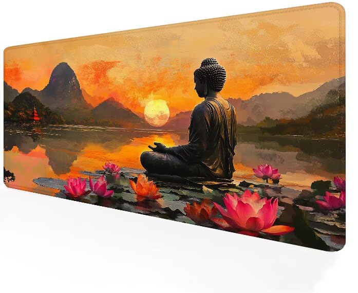 Tapis souris XXL 1000x500 pour bureau d'artiste et setup gaming au design de statue grecque