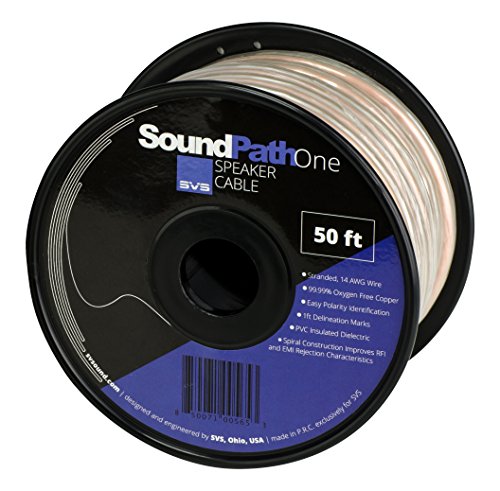 Bobina SoundPath One de SVS cable para altavoces de 50 pies