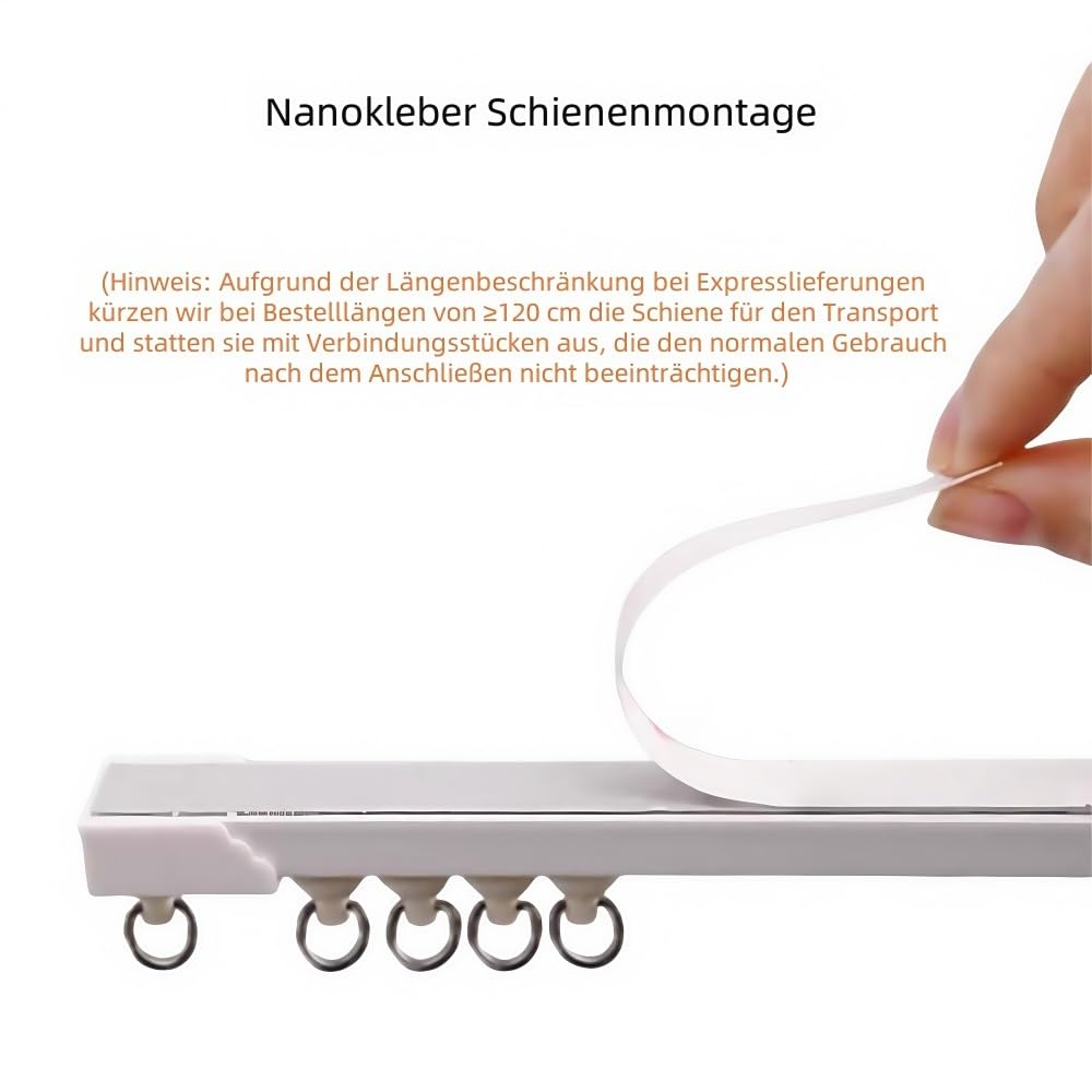 Schrankvorhang für Regale Staubdichte Vorhänge für den Schrank Schränke mit Gleitschienen Leinenmaterial Wasserdicht，Sonnenschutz Kein Bohren Nötig Geeignet für Schlafzimmer(Grau,150cm*200cm)
