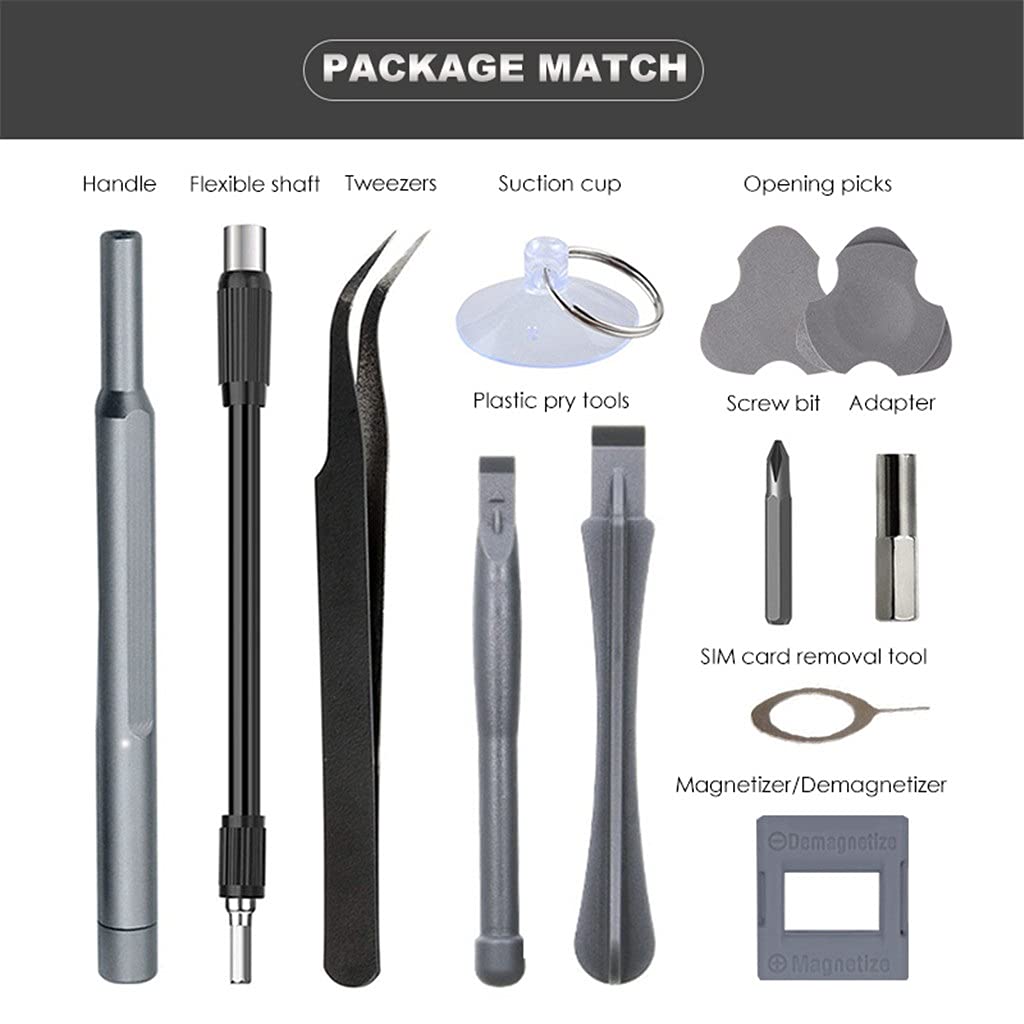 Juego de Destornilladores 115 en 1, Juego de Herramientas de reparación de precisión, Juego de Puntas de Destornillador Hexagonal Torx magnéticas para Reparar Herramientas manuales de PC