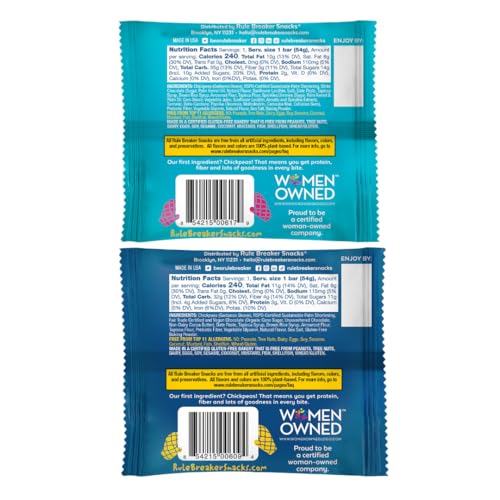 image for Rule Breaker Snacks Blondie + Birthday Cake Sampler | Vegan Gluten-Fre