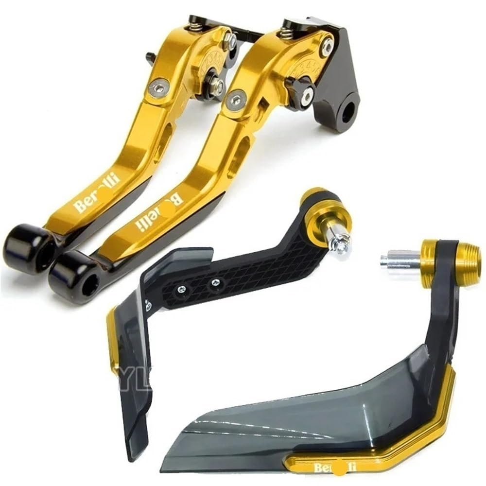 Leviers de frein réglables CNC moto poignée coupe-vent