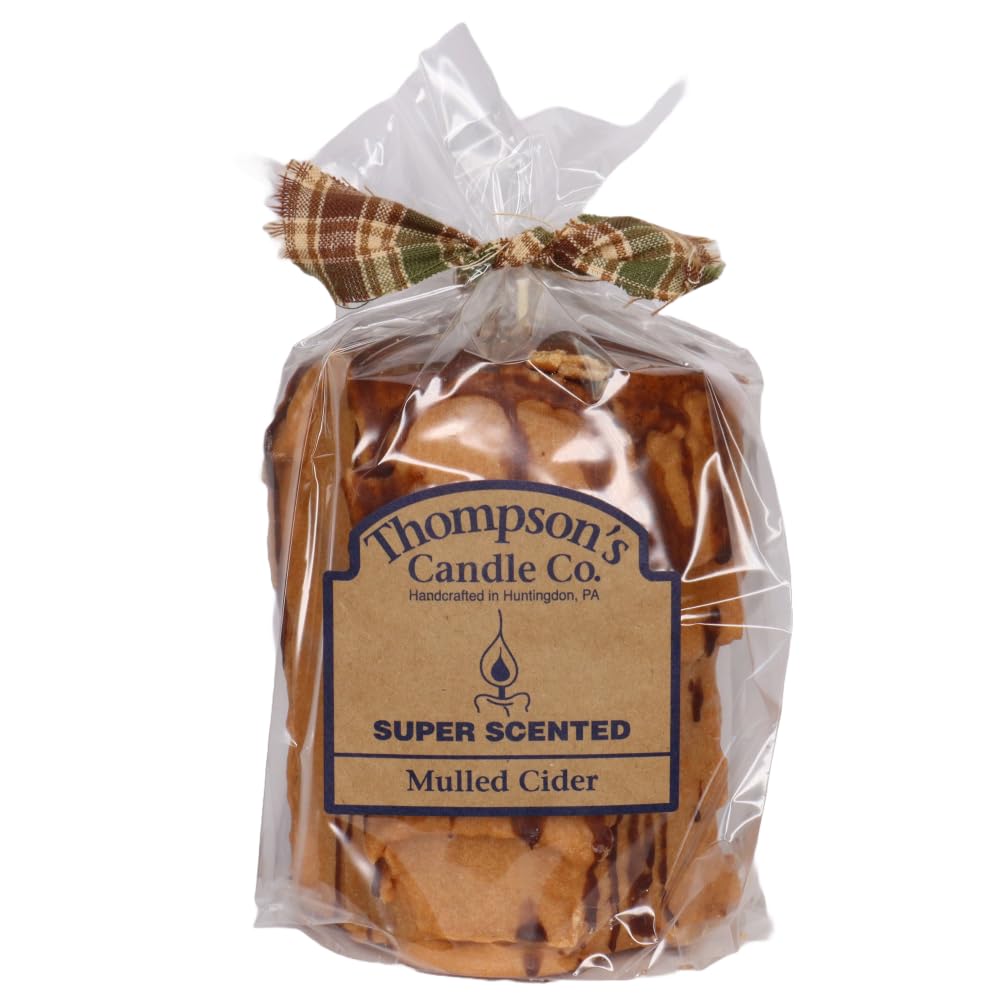 Thompson's Candle Co. Co Mulled Cider Pillar s Med.