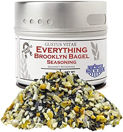 Gustus Vitae | Everything Brooklyn Bagel Seasoning | Gourmet Spice Blend