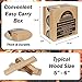 Mini Pizza Oven Wood, 6 Inch Firewood Logs, White Oak Hardwood Splits for Portable Wood-Fired Pizza Ovens, USA Made, Sustainably Milled, Approximately 12-14 lbs