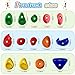 SREHRLY 20 PCS Rock Climbing Wall for Kids,Rock Wall Climbing Holds,Adults Climbing Wall Grip Kits Holds Up to 230 lbs for Outdoor Indoor Home Playground Climbing Wall Holds