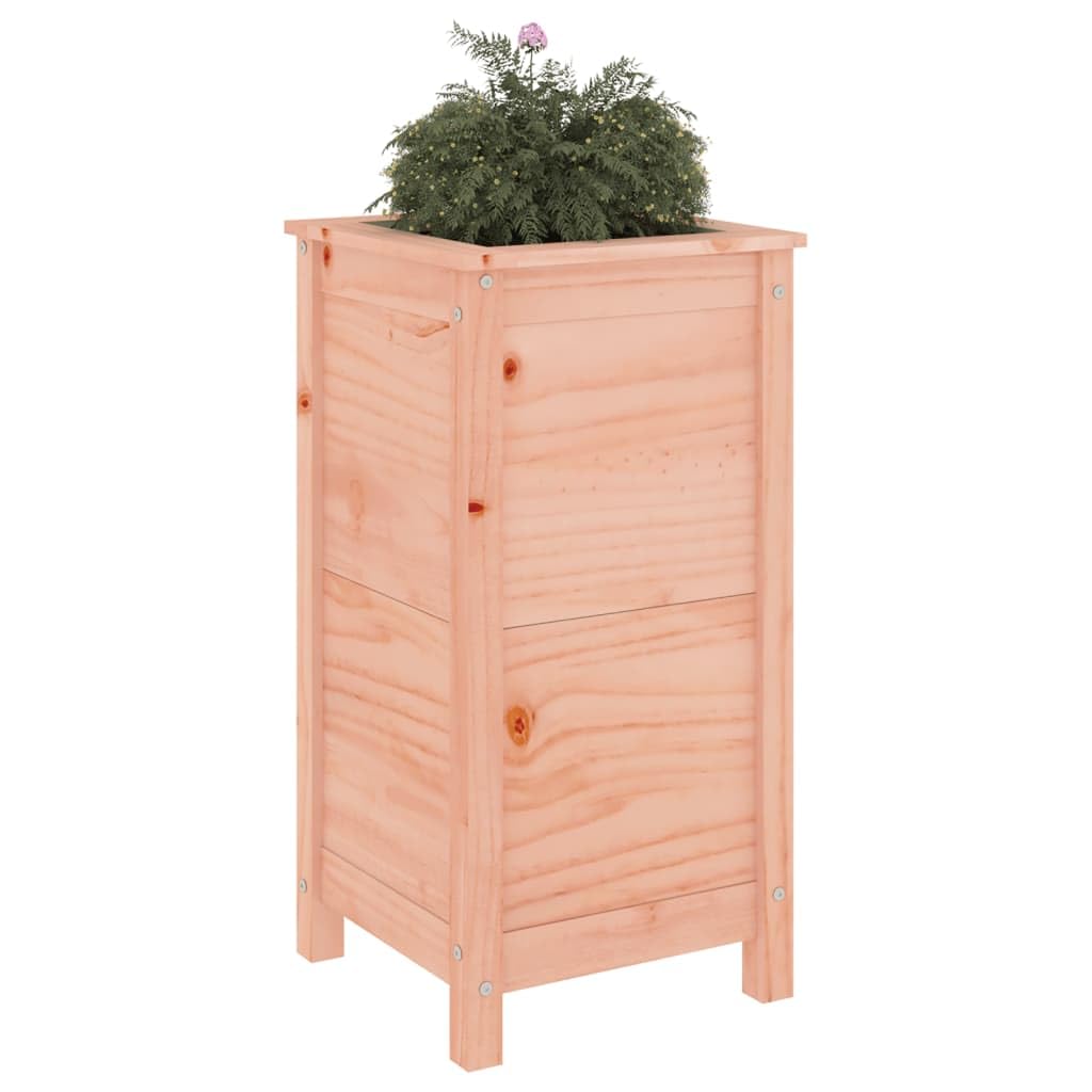 Macetero de Douglas 40 x 40 x 78 cm con diseño moderno, duradero y resistente para jardín, terraza o balcón para cultivo decorativo de hierbas, flores y verduras