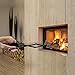 gb Home Collection Heavy Duty Cast Iron Fireplace Tongs, Log Grabber, Log Tweezers, Log Claw Fireplace Accessory for Indoor Outdoor