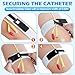 AurMirai Catheter Leg Strap, Comfort Fit Catheter Stabilization Device | Foley Catheter Leg Strap with Soft Breathable Fabric | Extended Length Reusable