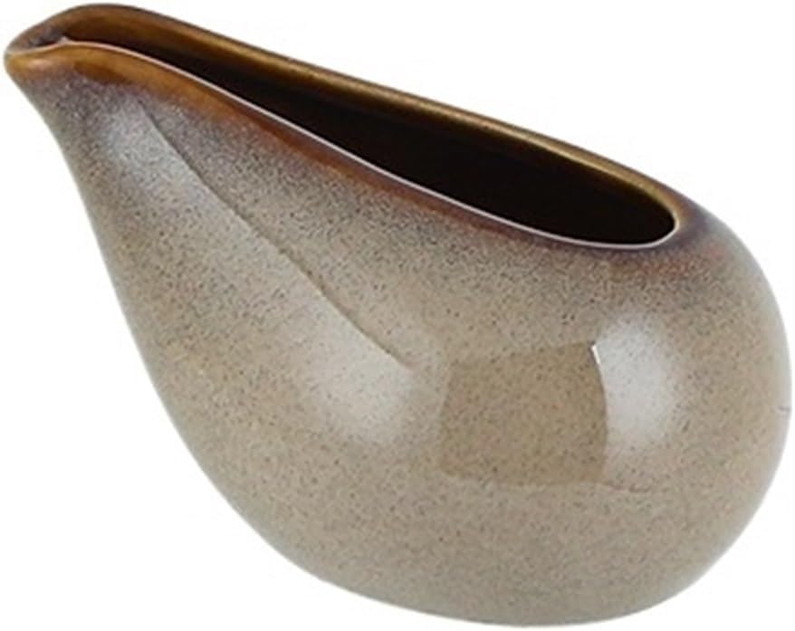 Gravy Boat for Creamer，for Dining 3.4oz Mini Gravy Boat Ceramic Milk Jar Milk Jug Creative Coffee Small Milk Pot Household Small Gravy Boat Holiday Meals & Parties(Yellow)