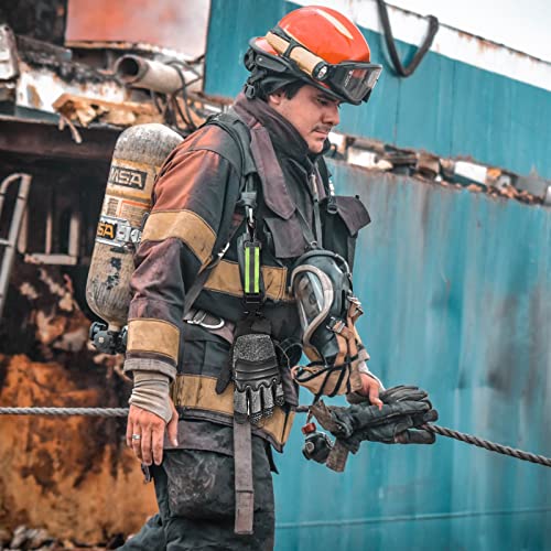 Correa para guantes antirrobo y anticaídas con 2 clips para bomberos 7