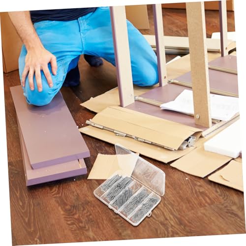 Image of HOMSFOU 1set Wall Hanging Nails Multi-Specification Hardware Nails Tool Box for Securing Picture Frames and Boards for Versatile Wall Mounting Projects