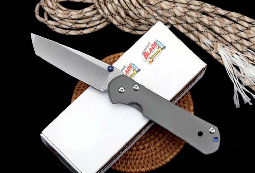 Klappmesser 8.27" Taschenmesser slim aus stahl s35vn & Titan, Outdoor Survival Messer Camper Jagdmesser,Scharfes Einhandmesser praktische,Titanlegierung messer edc mit clip Scheide,geschenk für männer