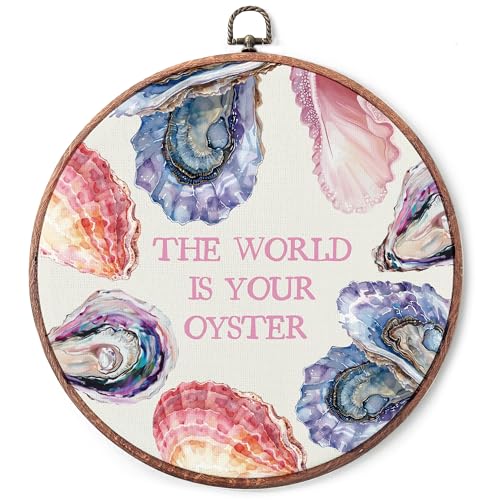 Buildinest Vintage Oyster Round Wall Art
