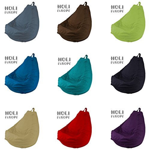 Holi Europe PREMIUM Beanbag Sitzsack mit Füllung 220L | Türkis - 0704280116818 Holi Europe PREMIUM Beanbag Sitzsack mit Füllung 220L | Türkis