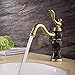 Produktbild DGYAXIN Wasserhähne Vollkupfer-Teekanne Waschbecken-Wasserhahn Waschtisch-Mischbatterie Heiß- und Kalt-Badezimmerhähne Thekenwaschbecken Badezimmer-Armaturen für Küche Badezimmer