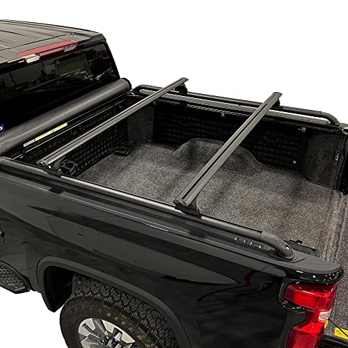 Putco T Slot Black Locker Side Bed Rails Fits Ford F-150 2015-2022 6'7" Bed #TOP4