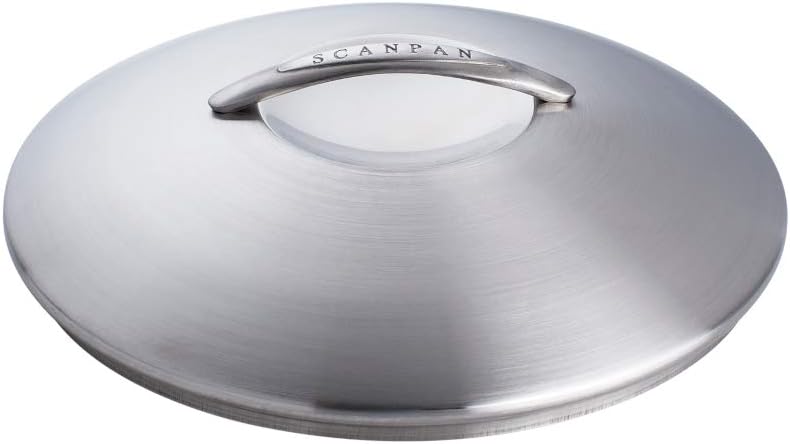 Scanpan Professional 9.5 inch Stainless-Steel Lid - Fits Any Pan with Same Diameter - Dishwasher & Oven Safe