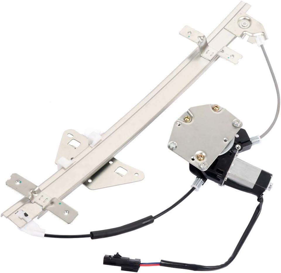 SCITOO 741-598 and 741-599 Power Window Regulator Driver Side and Passenger Side Compatible for 2000-2004 for Dodge Dakota,1998-2003 for Dodge for Durango, Power Window Regulator With Motor