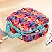 ZIPIT Jumbo Pencil Case for Girls, Cute Pencil Box for School, Large Capacity Stationery Organizer Box ,Colorful