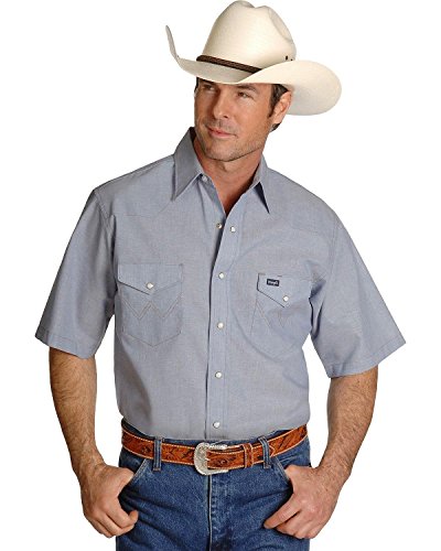 Wrangler Men's Big-Tall Authentic Cowboy Cut Work Western Shirt